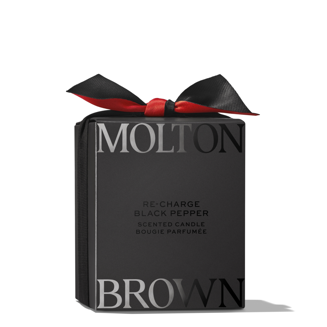 RE-CHARGE BLACK PEPPER SCENTED CANDLE LIMITED EDITION DESIGN 1
