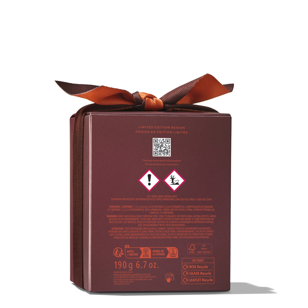 FIERY PINK PEPPER SCENTED CANDLE LIMITED EDITION DESIGN 3