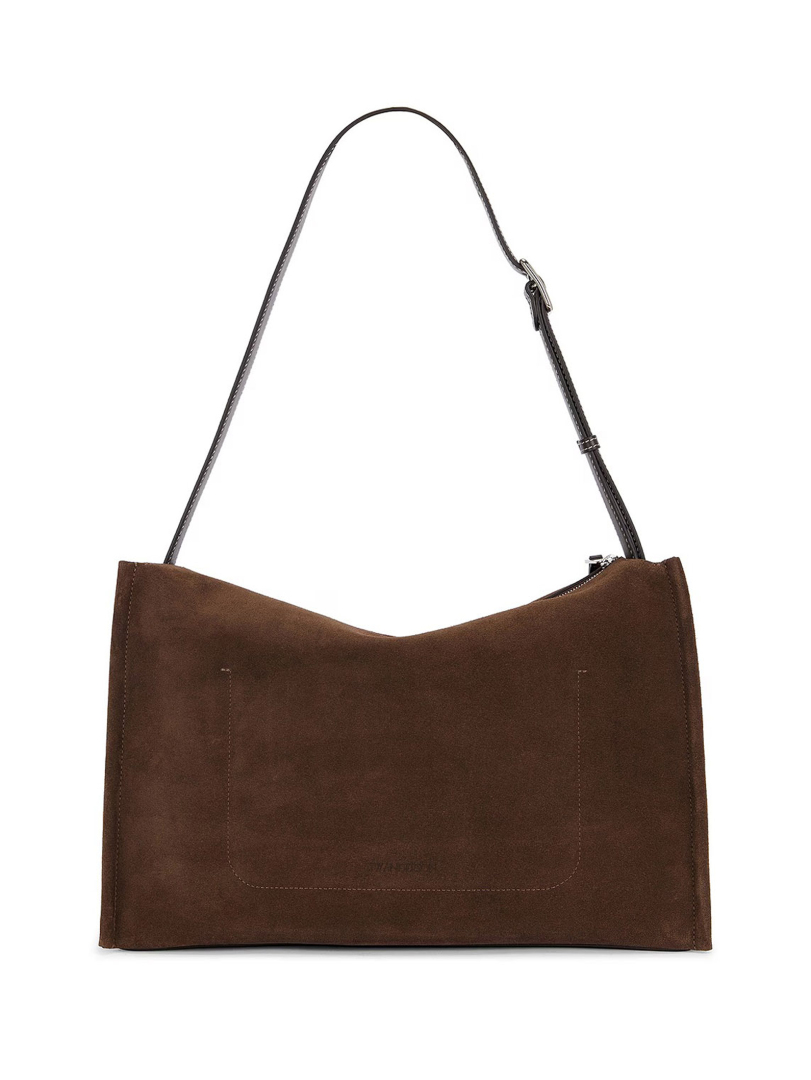 ΓΥΝΑΙΚΕΙΑ SUEDE ΤΣΑΝΤΑ ΩΜΟΥ MESSENGER LOAFER  1