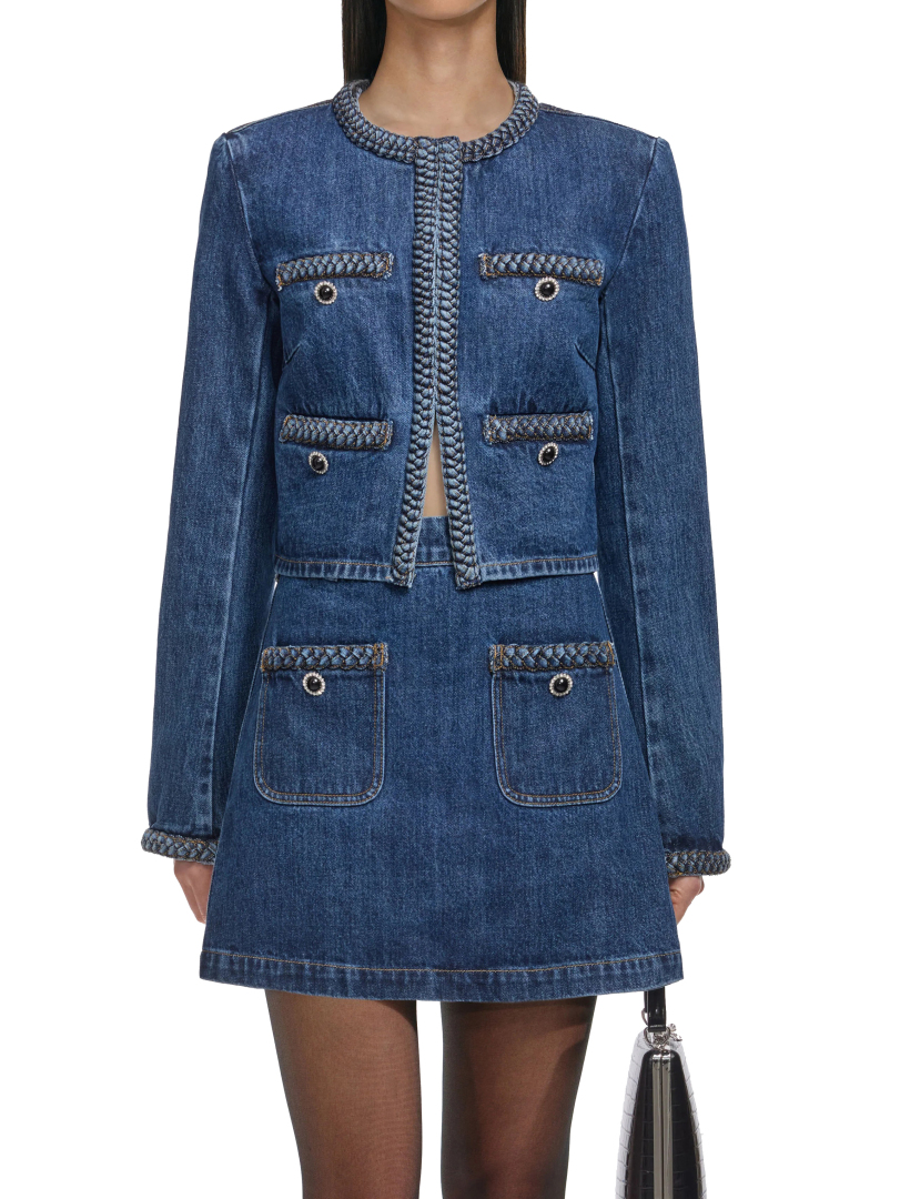 ΜΙΝΙ DENIM ΦΟΥΣΤΑ 1