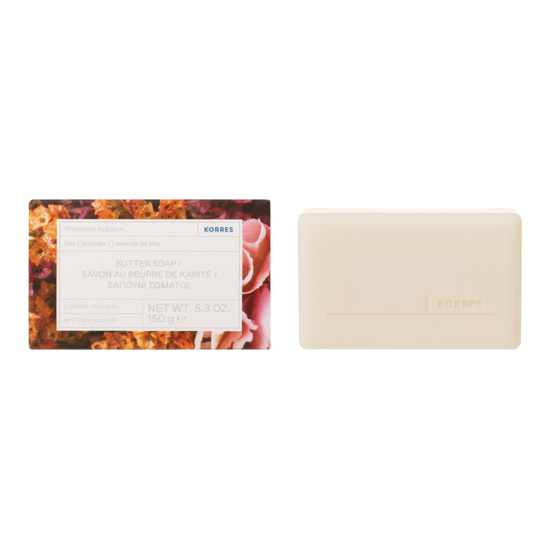 KORRES SEA LAVENDER BUTTER SOAP 1
