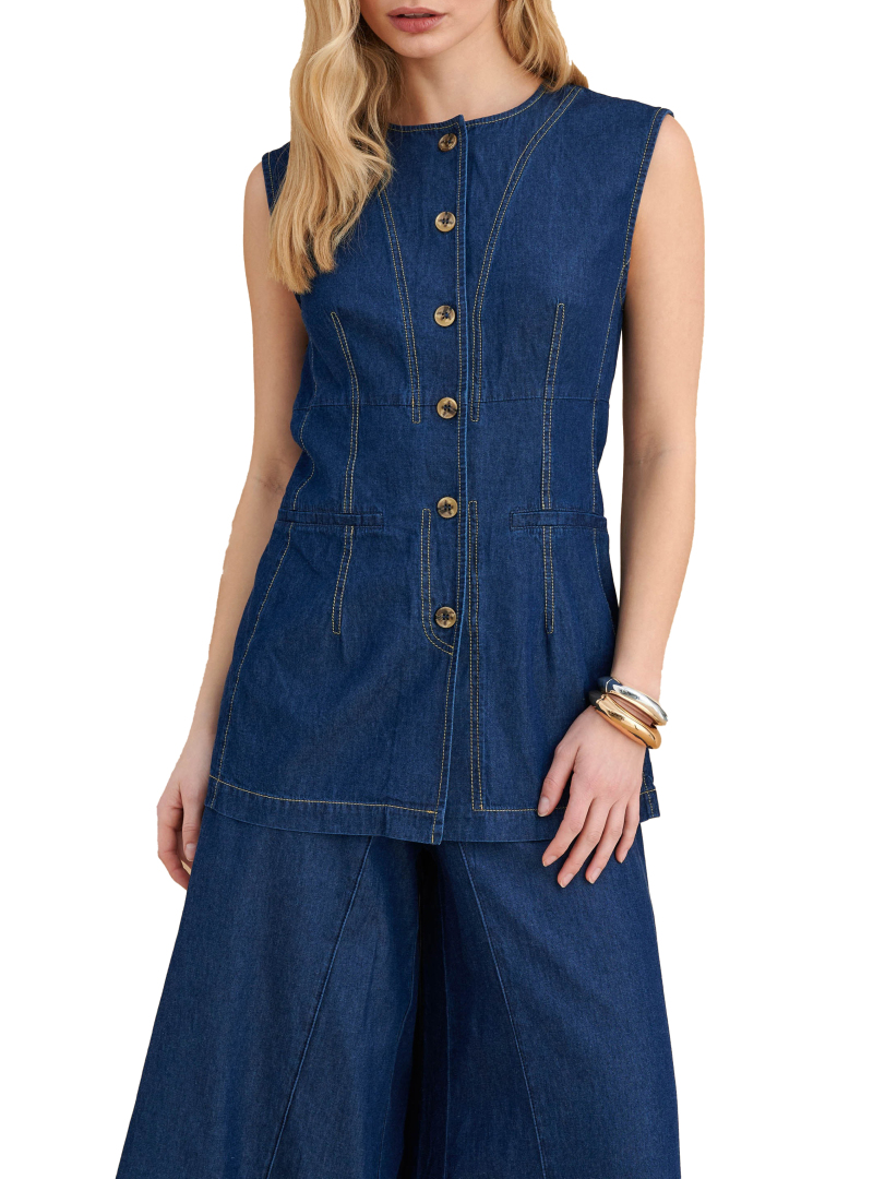 ΓΥΝΑΙΚΕΙΟ DENIM ΓΙΛΕΚΟ 1