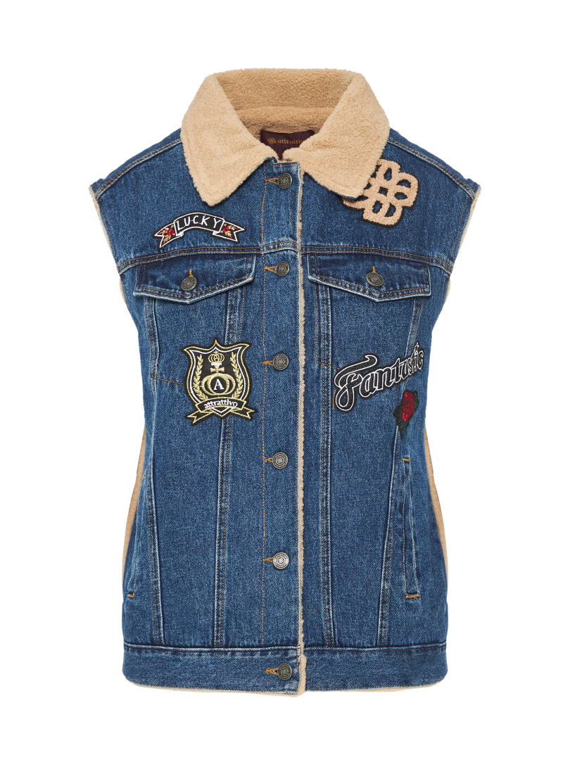 ΓΥΝΑΙΚΕΙΟ DENIM ΓΙΛΕΚΟ  0