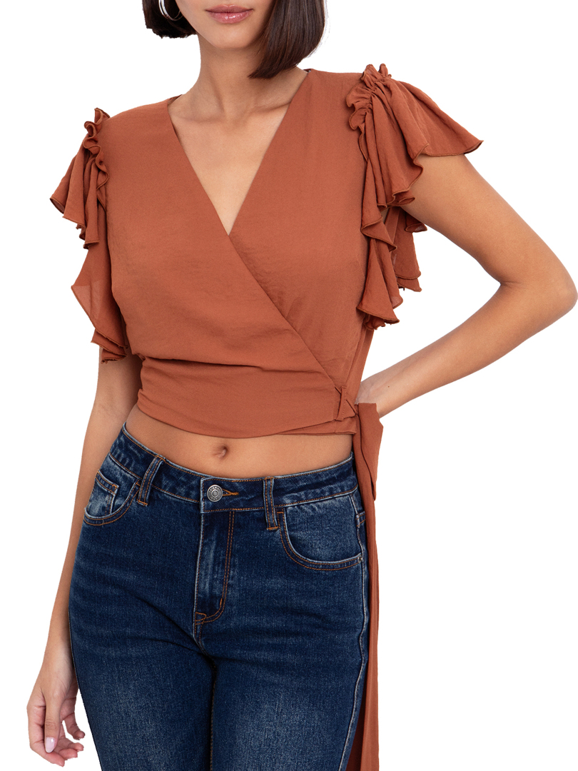 ΓΥΝΑΙΚΕΙΟ ΚΡΟΥΑΖΕ CROP ΤΟΠ  1