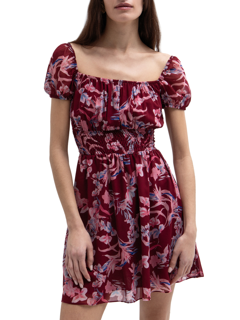 MINI ΦΛΟΡΑΛ ΦΟΡΕΜΑ OFF SHOULDER 2