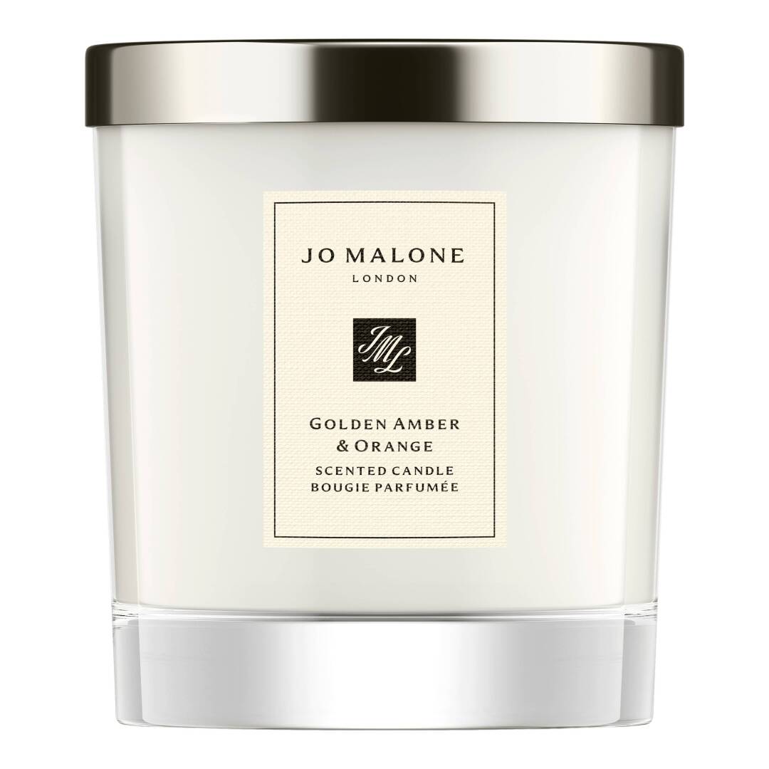 GOLDEN AMBER & ORANGE CLASSIC CANDLE  0