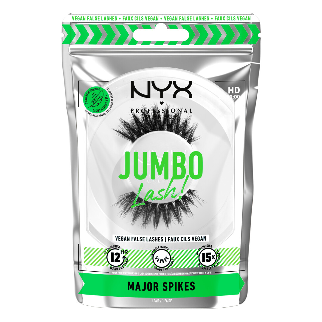 JUMBO LASH! VEGAN FALSE LASHES MAJOR SPIKES 0