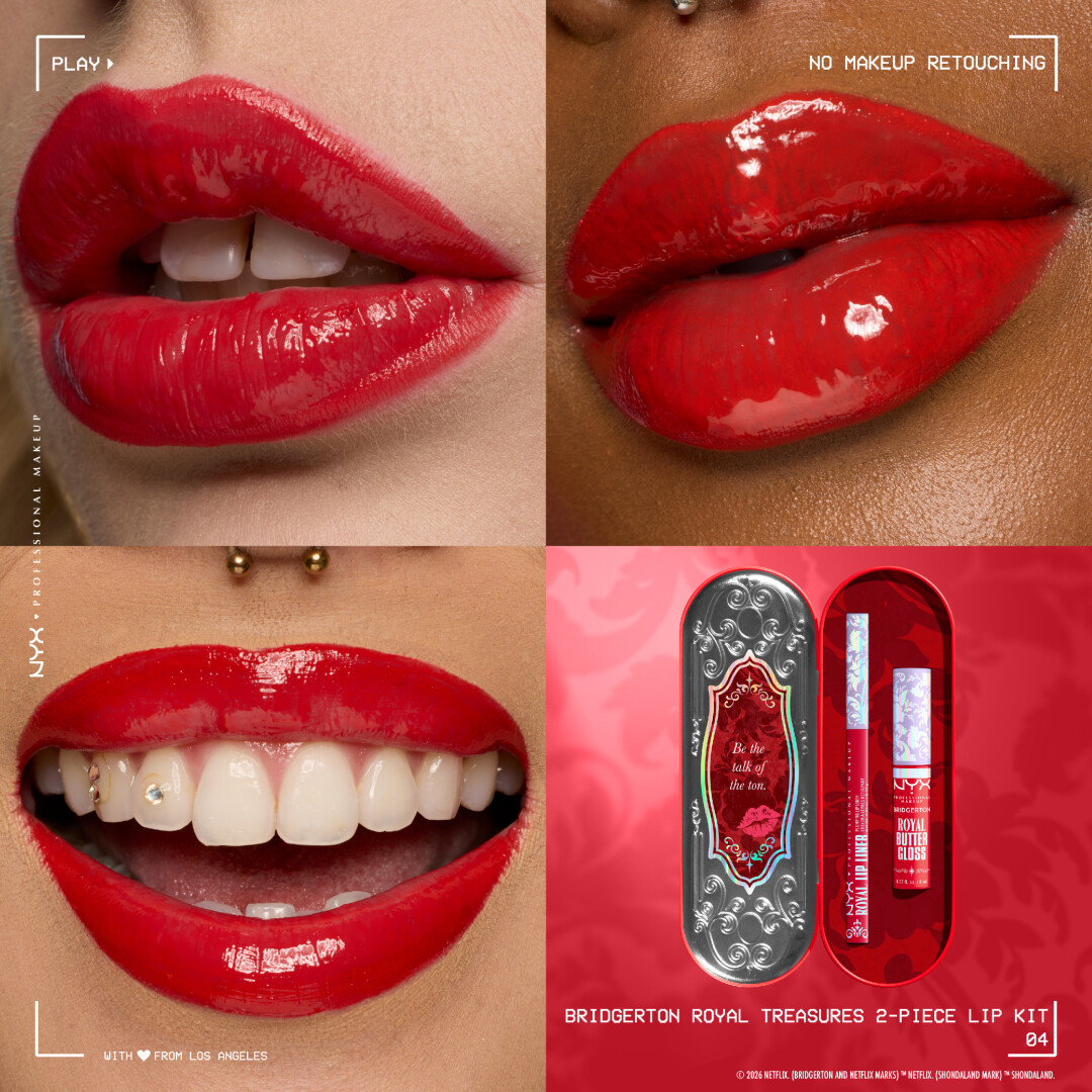 BRIDGERTON ROYAL TREASURES 2-PIECE LIP KIT 4 7