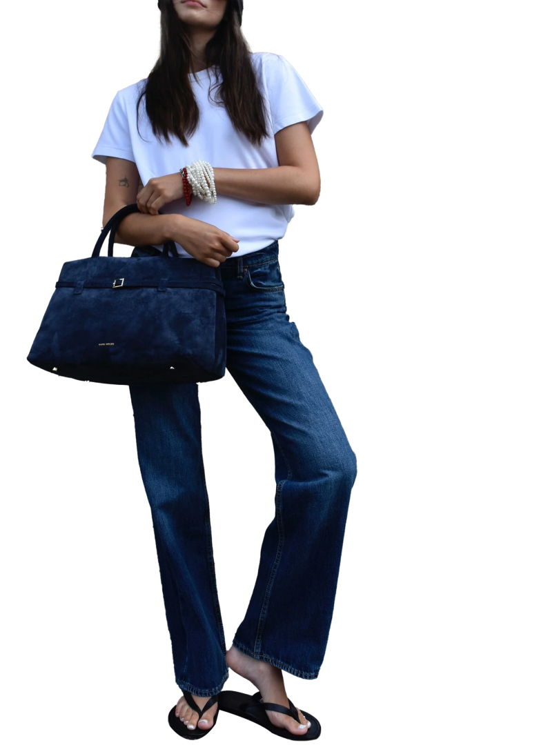 ΓΥΝΑΙΚΕΙΑ SUEDE ΤΣΑΝΤΑ ΧΕΙΡΟΣ LE CAMBON 35 3