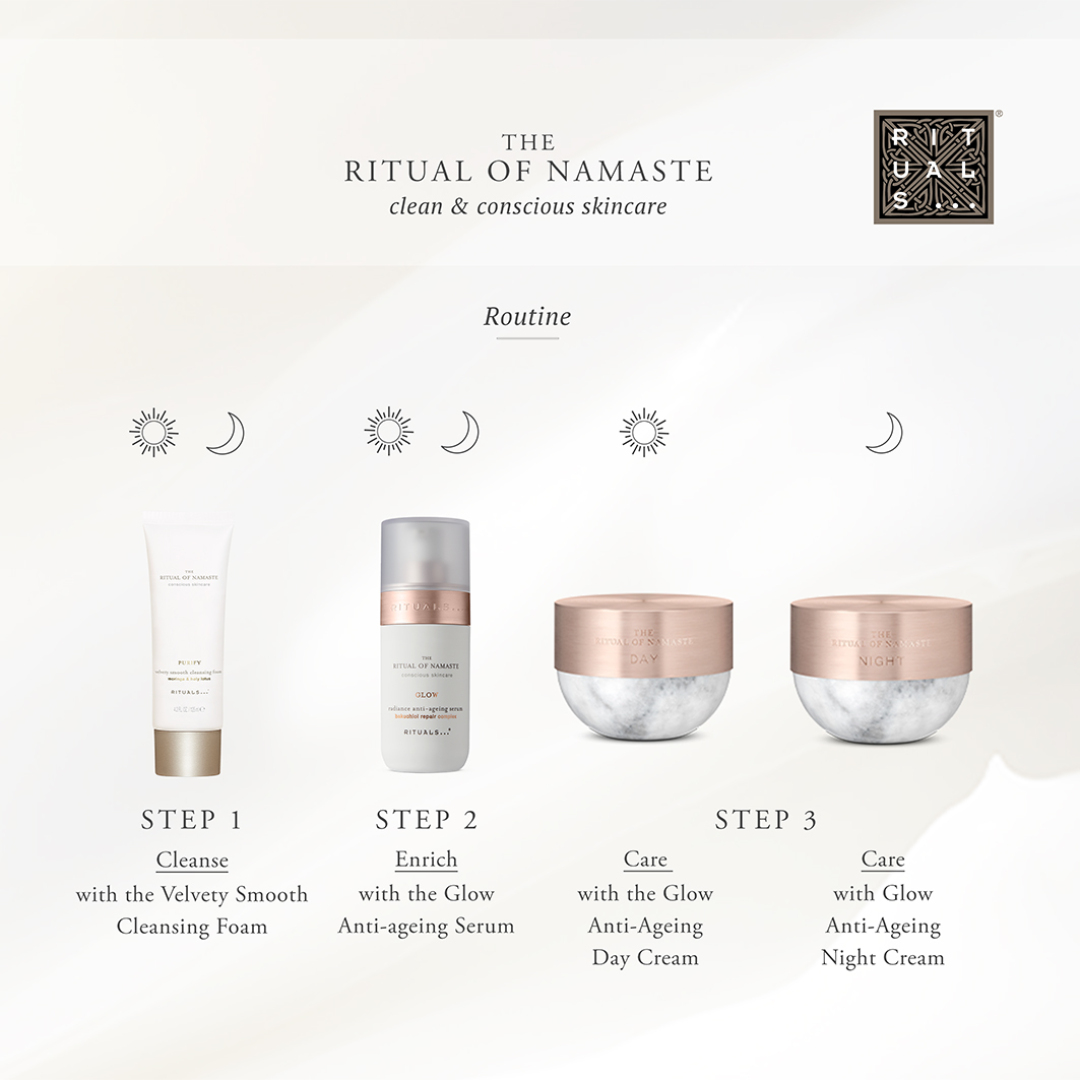THE RITUAL OF NAMASTE GLOW ANTI-AGEING NIGHT CREAM REFILL 7