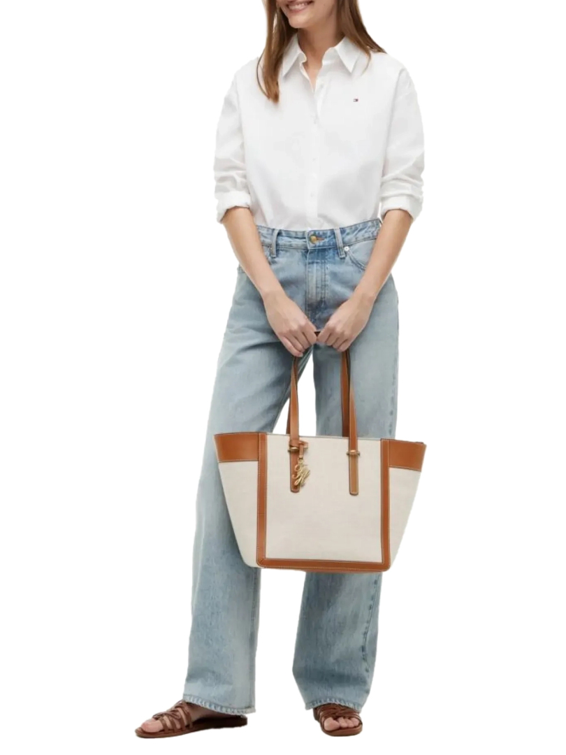 ΓΥΝΑΙΚΕΙΑ ΤΣΑΝΤΑ SCRIPT TOTE CANVAS 3