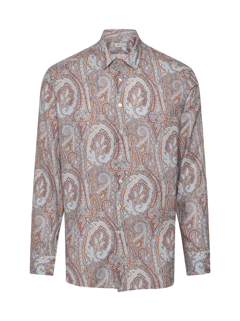 SHIRT ROMA LOGO X0830-PRINT ON GREY BASE 0