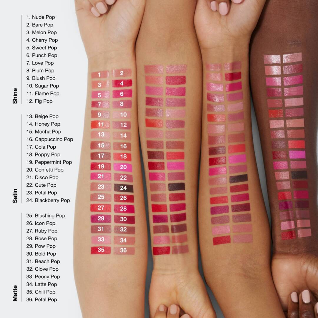 POP LONGWEAR LIPSTICK SATIN 2