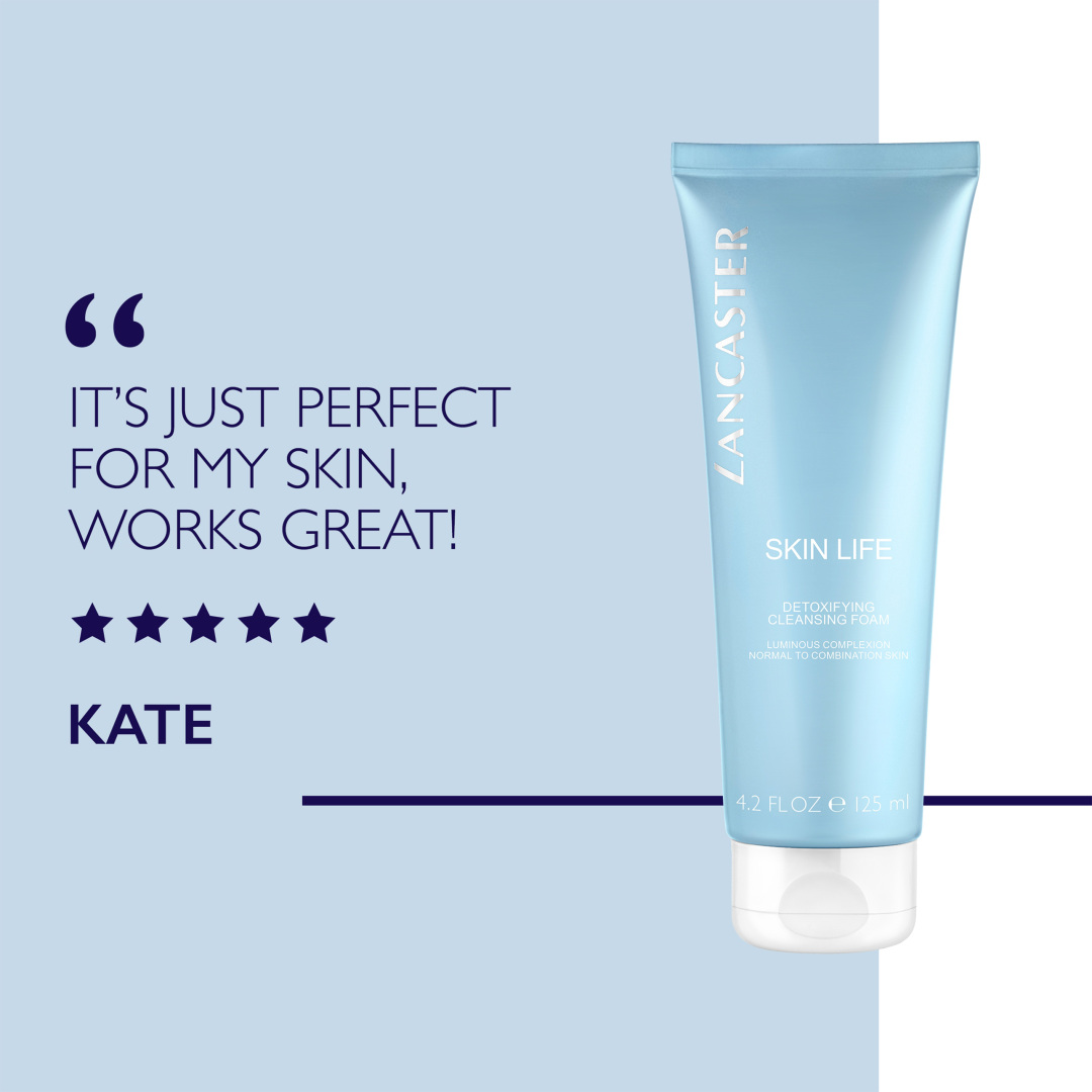 LANCASTER SKIN LIFE DETOXIFYING CLEANSING FOAM 5