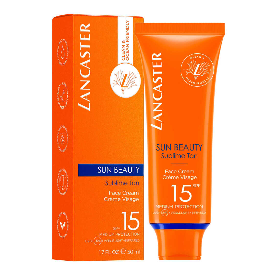 LANCASTER SUN BEAUTY FACE CREAM SPF15 1