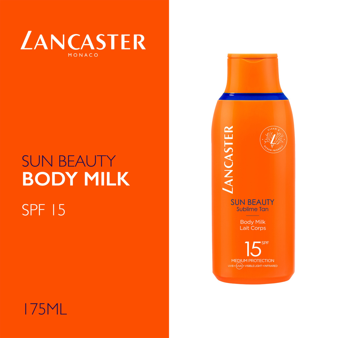 LANCASTER SUN BEAUTY BODY MILK SPF15 4