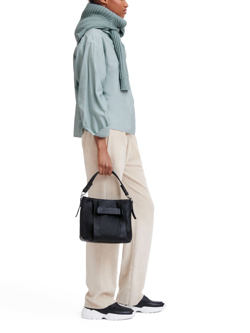 ΓΥΝΑΙΚΕΙΑ ΔΕΡΜΑΤΙΝΗ ΤΣΑΝΤΑ ΧΙΑΣΤΙ LONGCHAMP 3D S  4