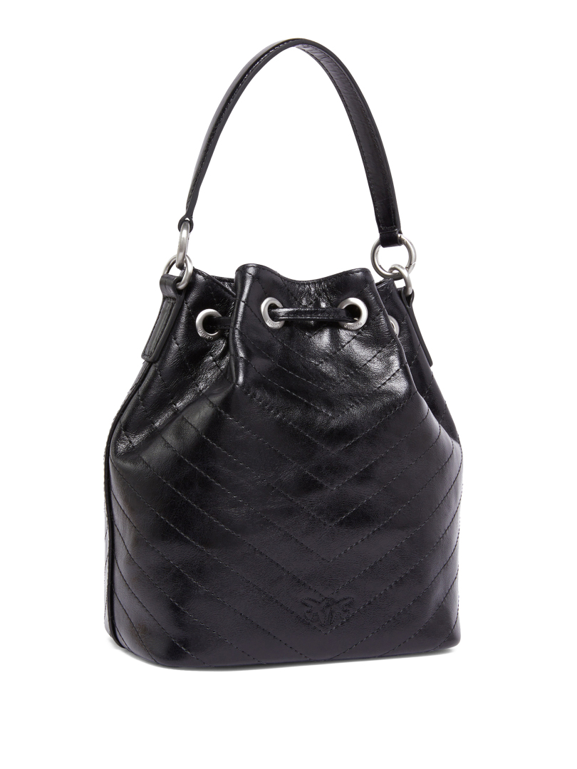 ΓΥΝΑΙΚΕΙΑ ΔΕΡΜΑΤΙΝΗ ΤΣΑΝΤΑ BUCKET CARGO 1