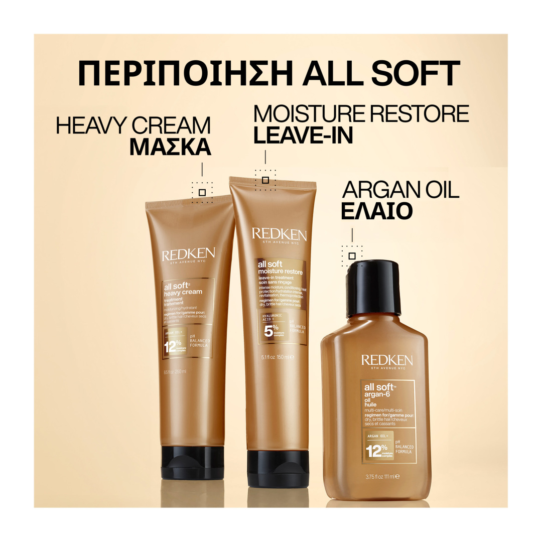 ALL SOFT LEAVE-IN MOISTURE RESTORE ΓΙΑ ΒΑΘΙΑ ΕΝΥΔΑΤΩΣΗ 5