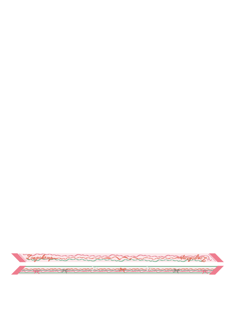 ΓΥΝΑΙΚΕΙΟ ΜΕΤΑΞΩΤΟ ΦΟΥΛΑΡΙ RUBANS LONGCHAMP HEADBAND 0