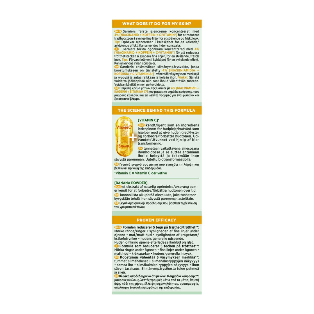 SKIN ACTIVE VITAMIN C GLOW BOOST EYE CREAM 6