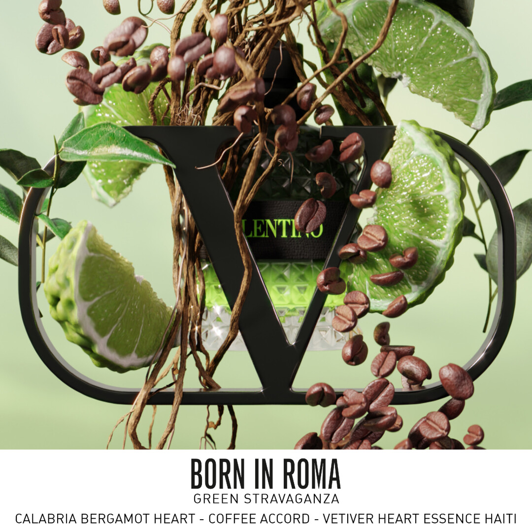 BORN IN ROMA UOMO GREEN STRAVAGANZA EAU DE TOILETTE 2