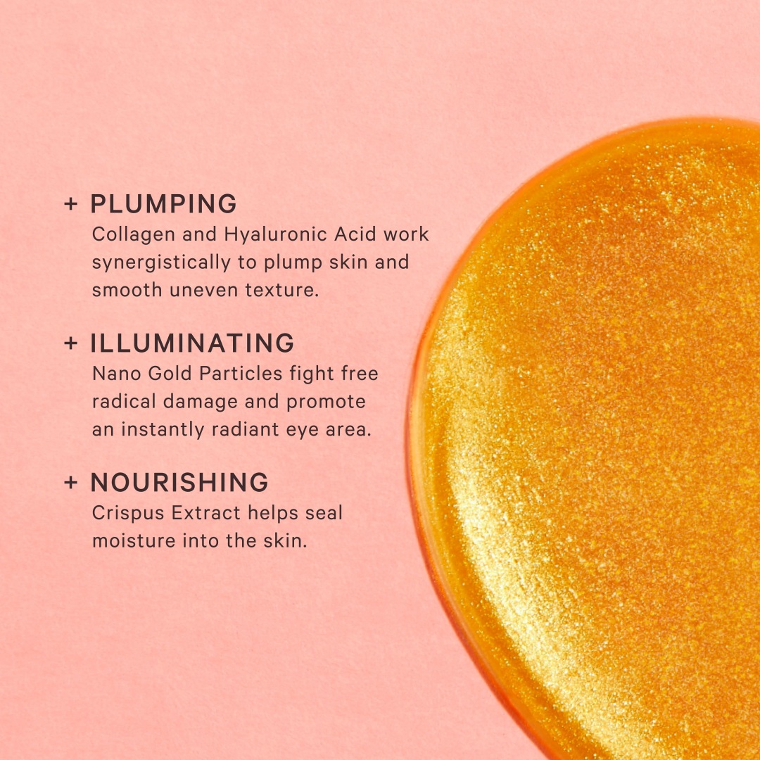 HYDRA-BRIGHT GOLD EYE MASK 3