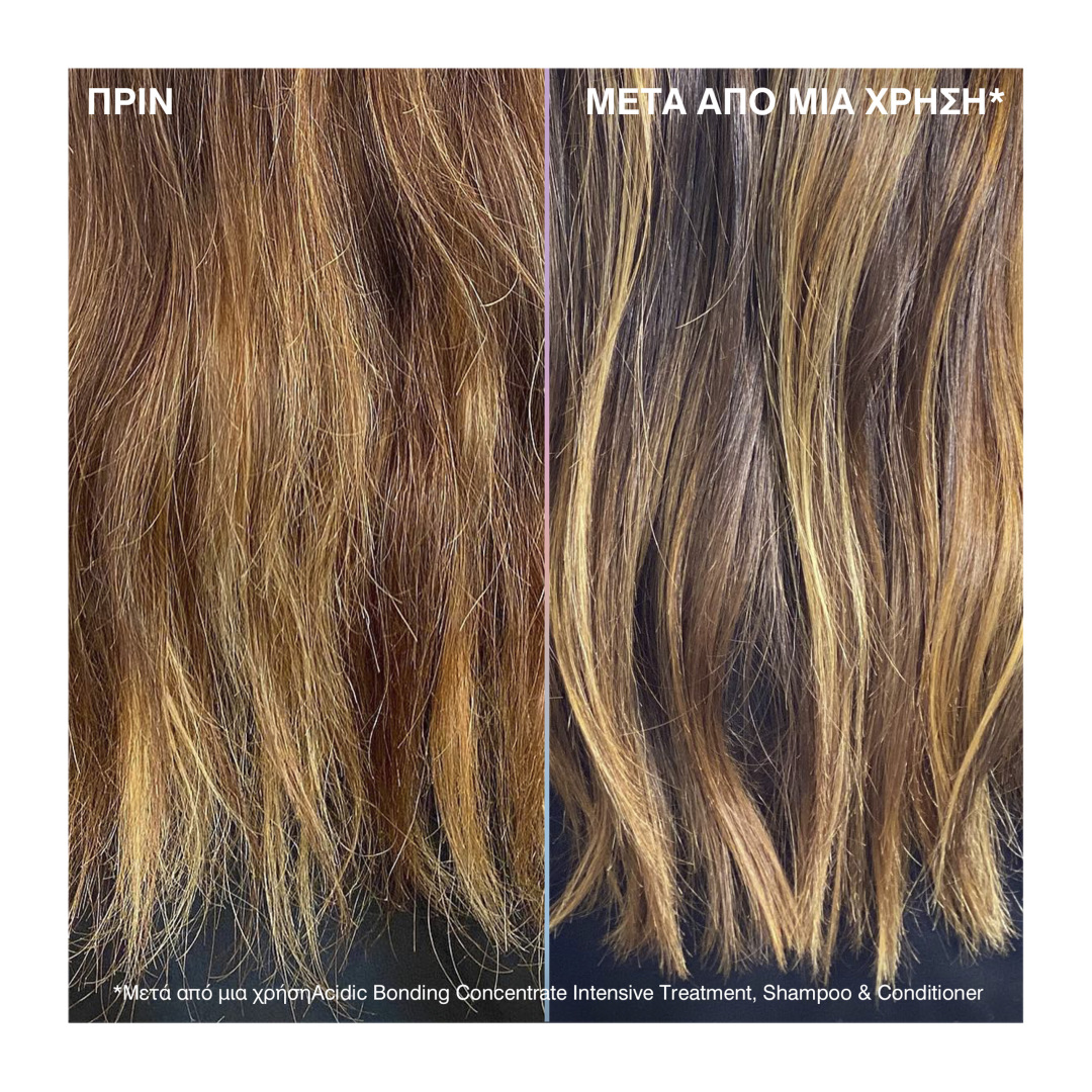 ACIDIC BONDING CONCENTRATE CONDITIONER ΓΙΑ ΞΗΡΑ ΤΑΛΑΙΠΩΡΗΜΕΝΑ & ΒΑΜΜΕΝΑ ΜΑΛΛΙΑ 4