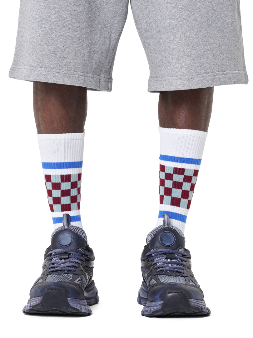 ΚΑΛΤΣΕΣ CHECKED STRIPE SNEAKER 1