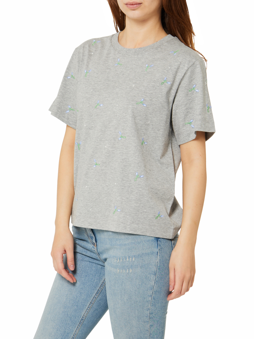 ΓΥΝΑΙΚΕΙΟ T-SHIRT ΜΕ ΚΕΝΤΗΜΑΤΑ 1