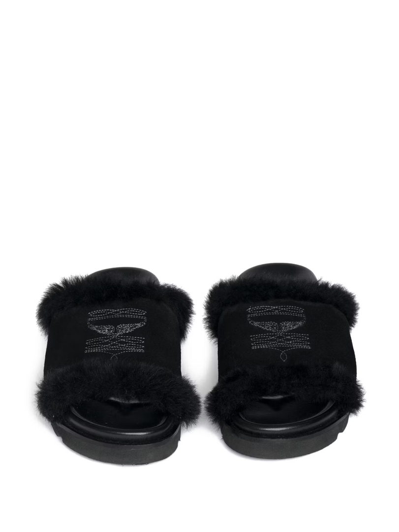 ΓΥΝΑΙΚΕΙΑ MULES TEDDY BARE SHEARLING 1