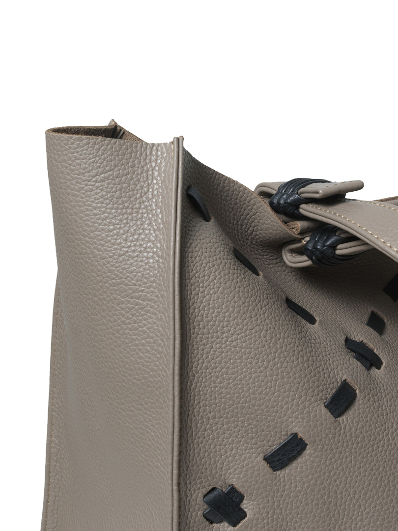 ΓΥΝΑΙΚΕΙΑ ΔΕΡΜΑΤΙΝΗ ΤΣΑΝΤΑ ΩΜΟΥ SCALA MEDIUM TOTE  3