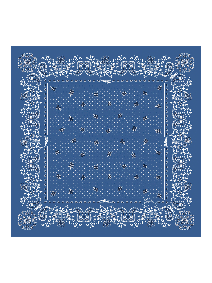 ΓΥΝΑΙΚΕΙΟ ΦΟΥΛΑΡΙ FRENCH BANDANA SILK SCARF 50 0