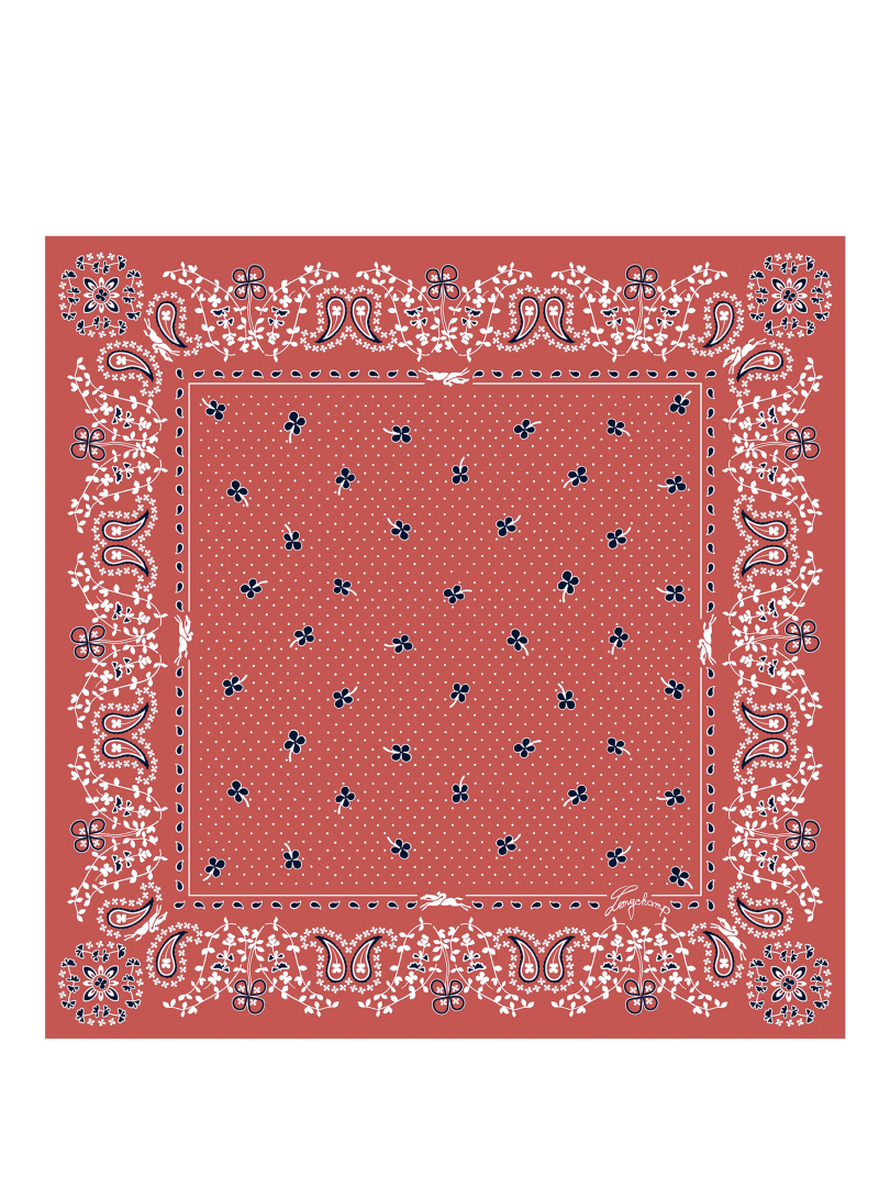 ΓΥΝΑΙΚΕΙΟ ΦΟΥΛΑΡΙ FRENCH BANDANA SILK SCARF 50 2