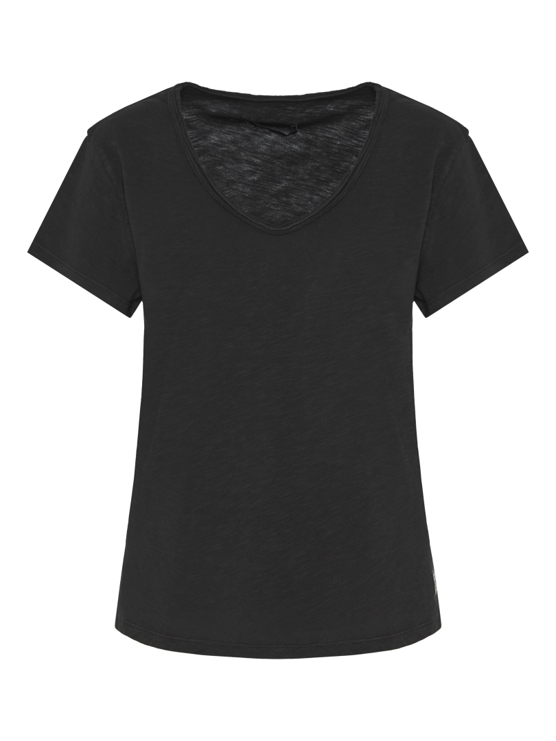 ΓΥΝΑΙΚΕΙΟ T-SHIRT ΜΕ V ΛΑΙΜΟΚΟΨΗ 0