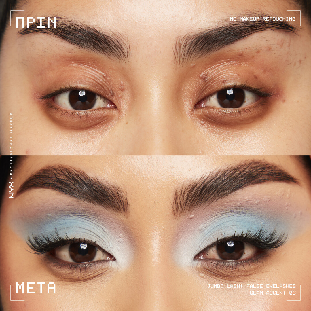 JUMBO LASH! VEGAN FALSE LASHES ΒΛΕΦΑΡΙΔΕΣ GLAM ACCENT 1