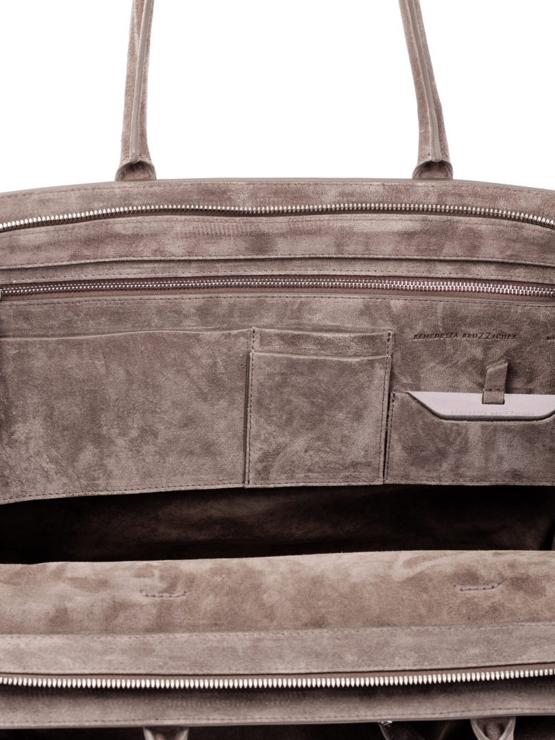 ΓΥΝΑΙΚΕΙΑ SUEDE ΤΣΑΝΤΑ ΩΜΟΥ MAME EVERYDAY UMBER 4