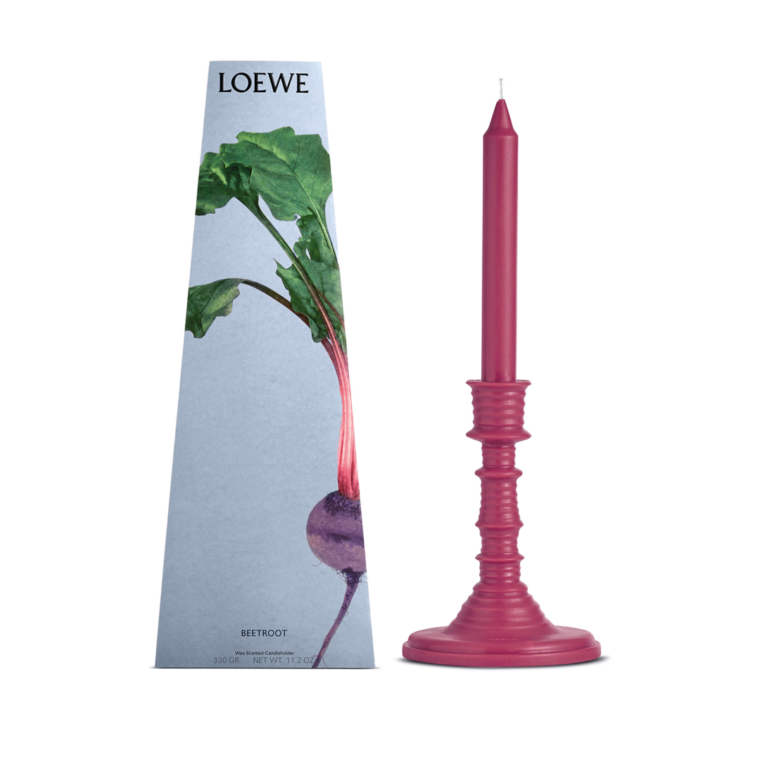 BEETROOT WAX CANDLEHOLDER 1