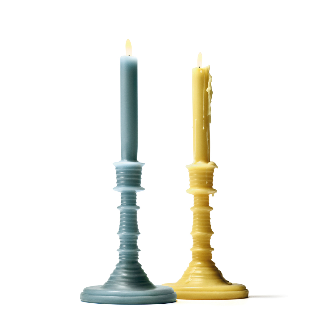 CYPRESS BALLS WAX CANDLEHOLDER 3