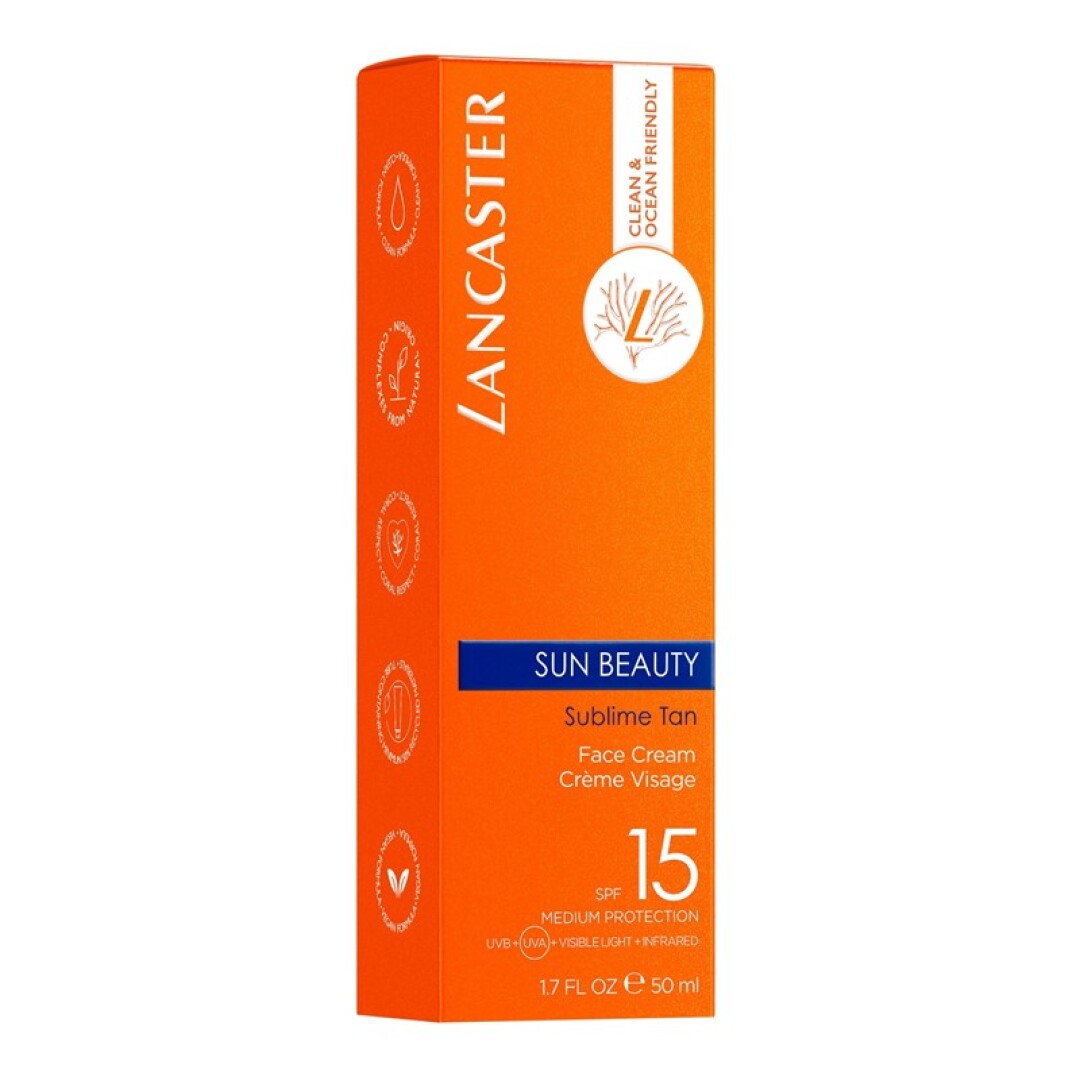 LANCASTER SUN BEAUTY FACE CREAM SPF15 10
