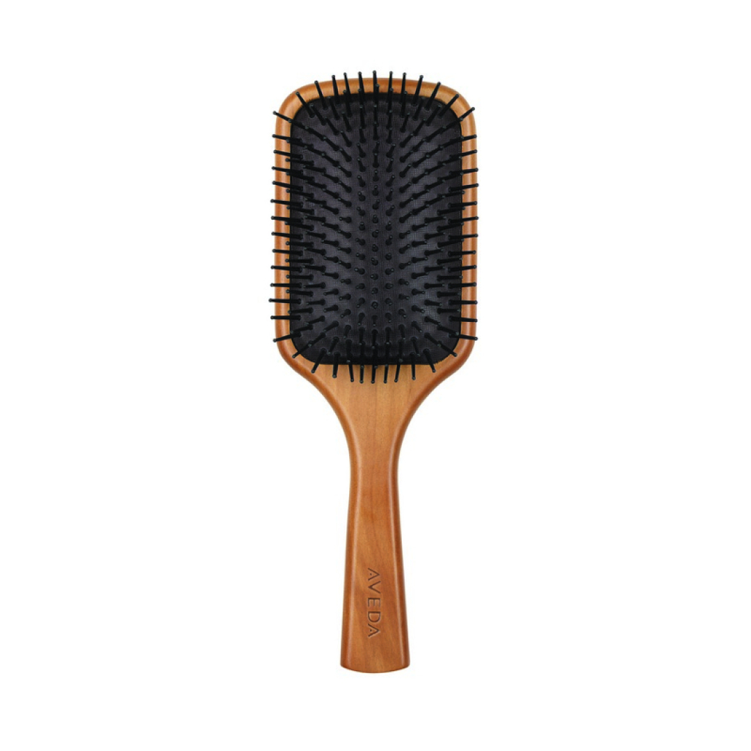 WOODEN HAIR PADDLE BRUSH 0