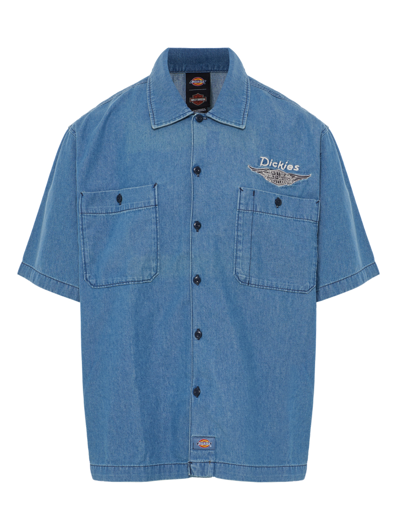 ΑΝΔΡΙΚΟ DENIM ΠΟΥΚΑΜΙΣΟ DICKIES X HD BOXY CHAMBRAY 0