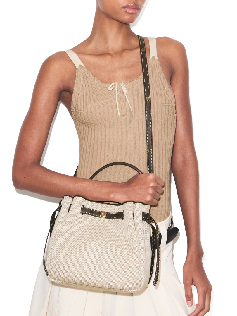 ΓΥΝΑΙΚΕΙΑ ΤΣΑΝΤΑ ΧΕΙΡΟΣ ROMY CANVAS BUCKET BAG 3