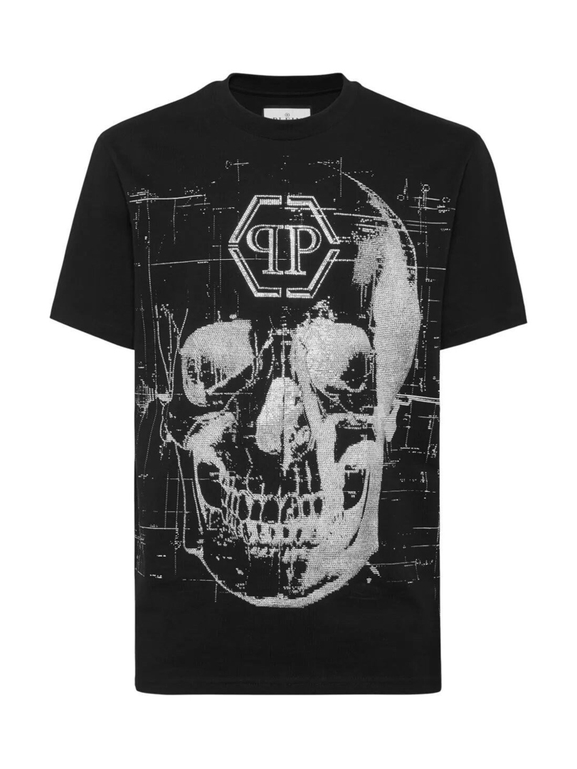 ΑΝΔΡΙΚΟ T-SHIRT SKULL STRASS 0