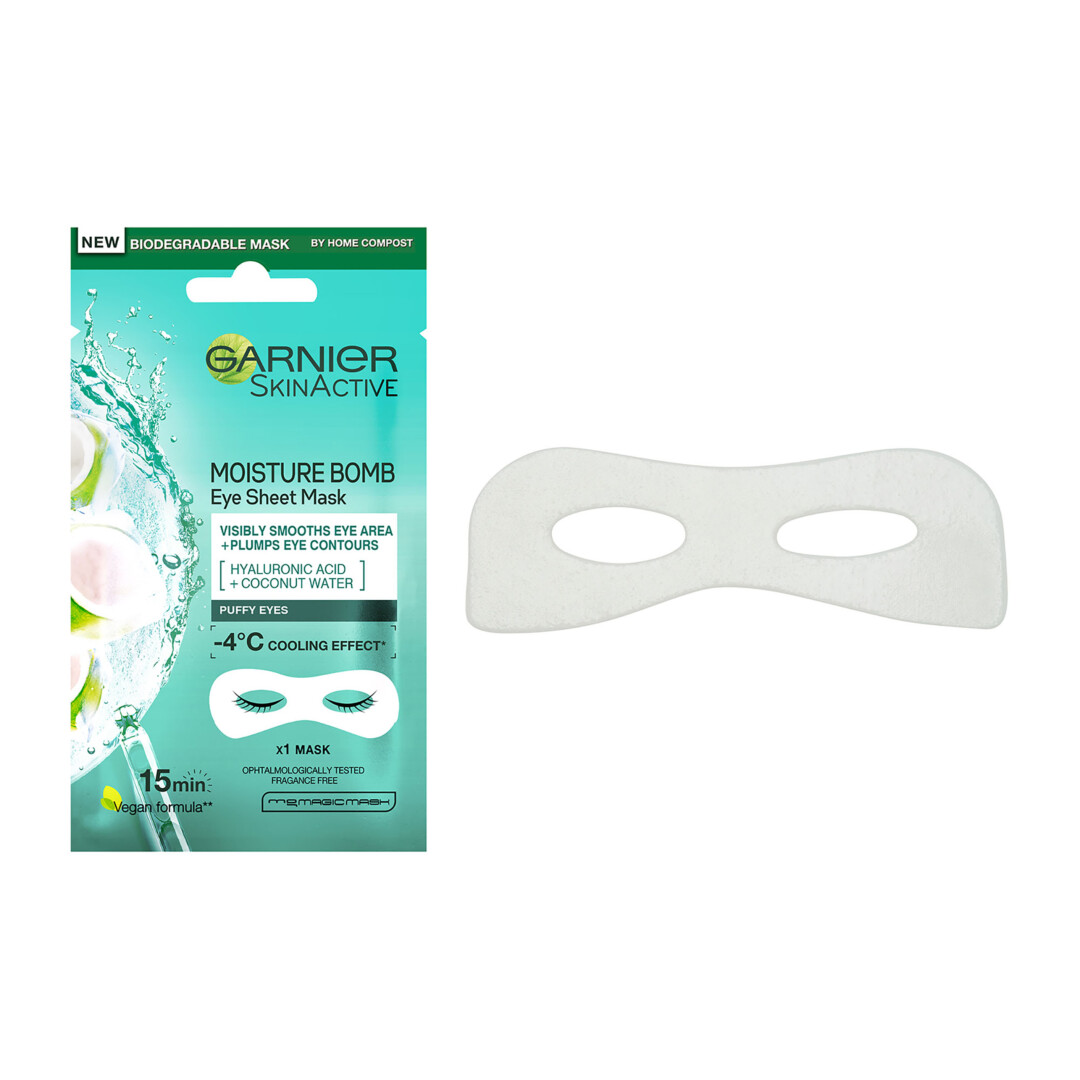 SKINACTIVE MOISTURE BOMB EYE TISSUE MASK WITH COCONUT WATER  6