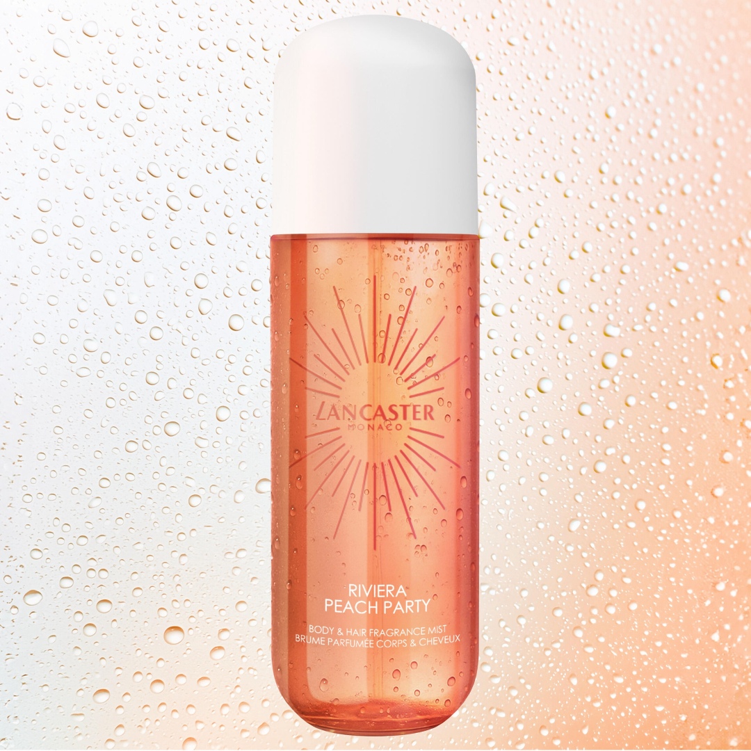 LANCASTER RIVIERA PEACH PARTY BODY & HAIR FRAGRANCE MIST 236ML 4