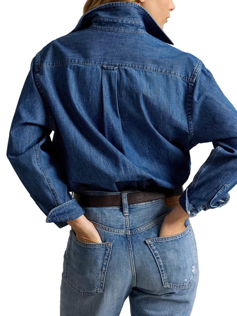 ΓΥΝΑΙΚΕΙΟ DENIM ΠΟΥΚΑΜΙΣΟ  2