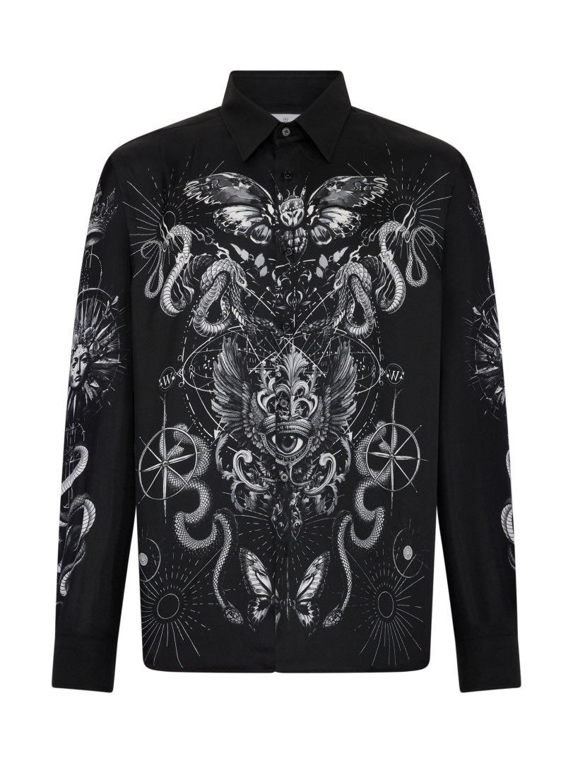 ΑΝΔΡΙΚΟ ΠΟΥΚΑΜΙΣΟ ALL-OVER TATTOO 0