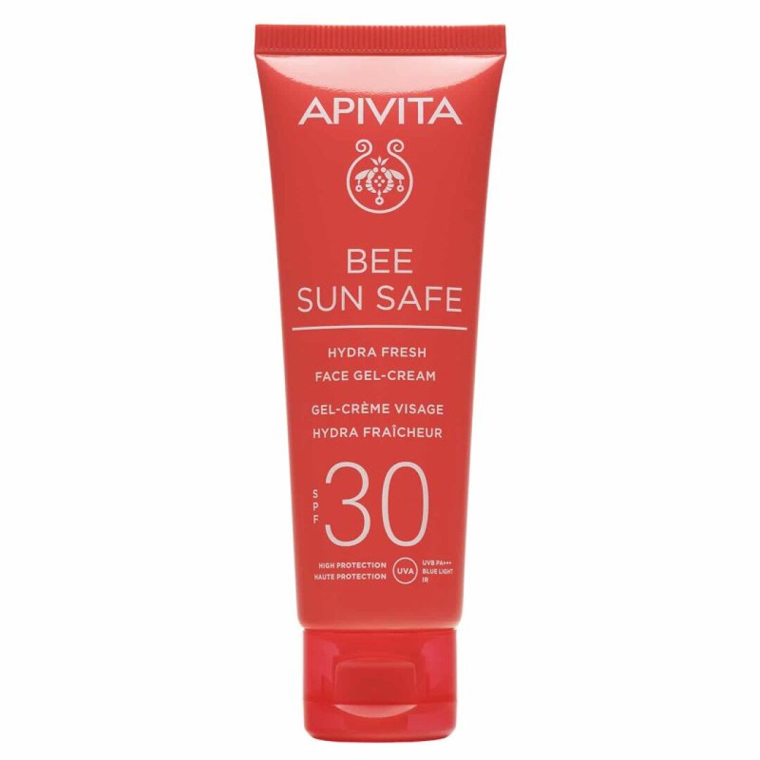 BEE SUN SAFE ΑΝΤΗΛΙΑΚΗ ΚΡΕΜΑ-GEL ΠΡΟΣΩΠΟΥ SPF30 2