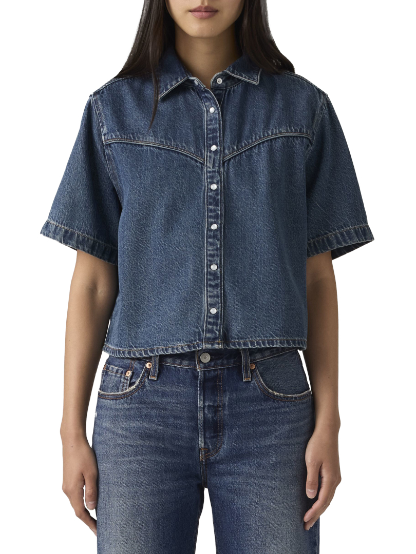 ΓΥΝΑΙΚΕΙΟ DENIM ΚΟΝΤΟΜΑΝΙΚΟ ΠΟΥΚΜΙΣΟ 1